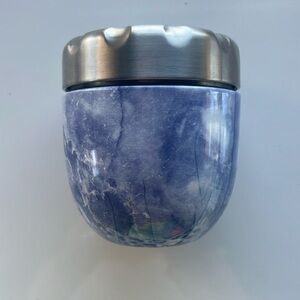 S'well Stainless Steel TripleLayered Vacuum Insulated BPA Free 16oz Blue Granite